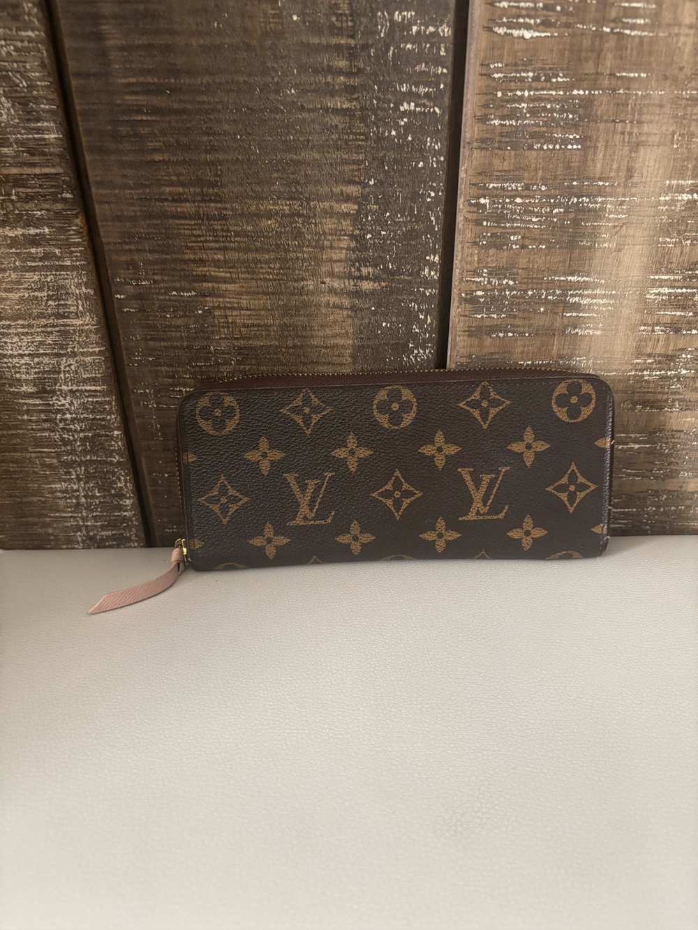 Louis Vuitton Monogram Zip-Around Wallet Rose Ballerine Pink